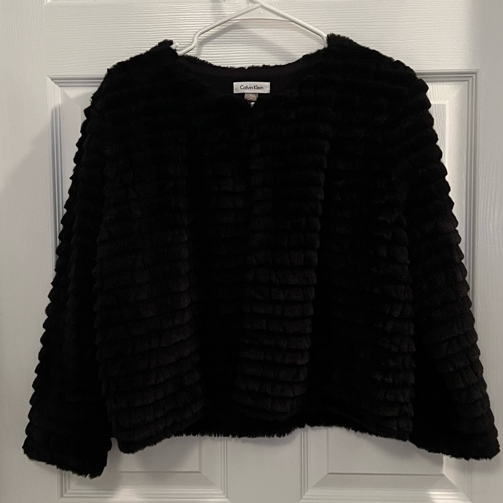 Faux fur jacket